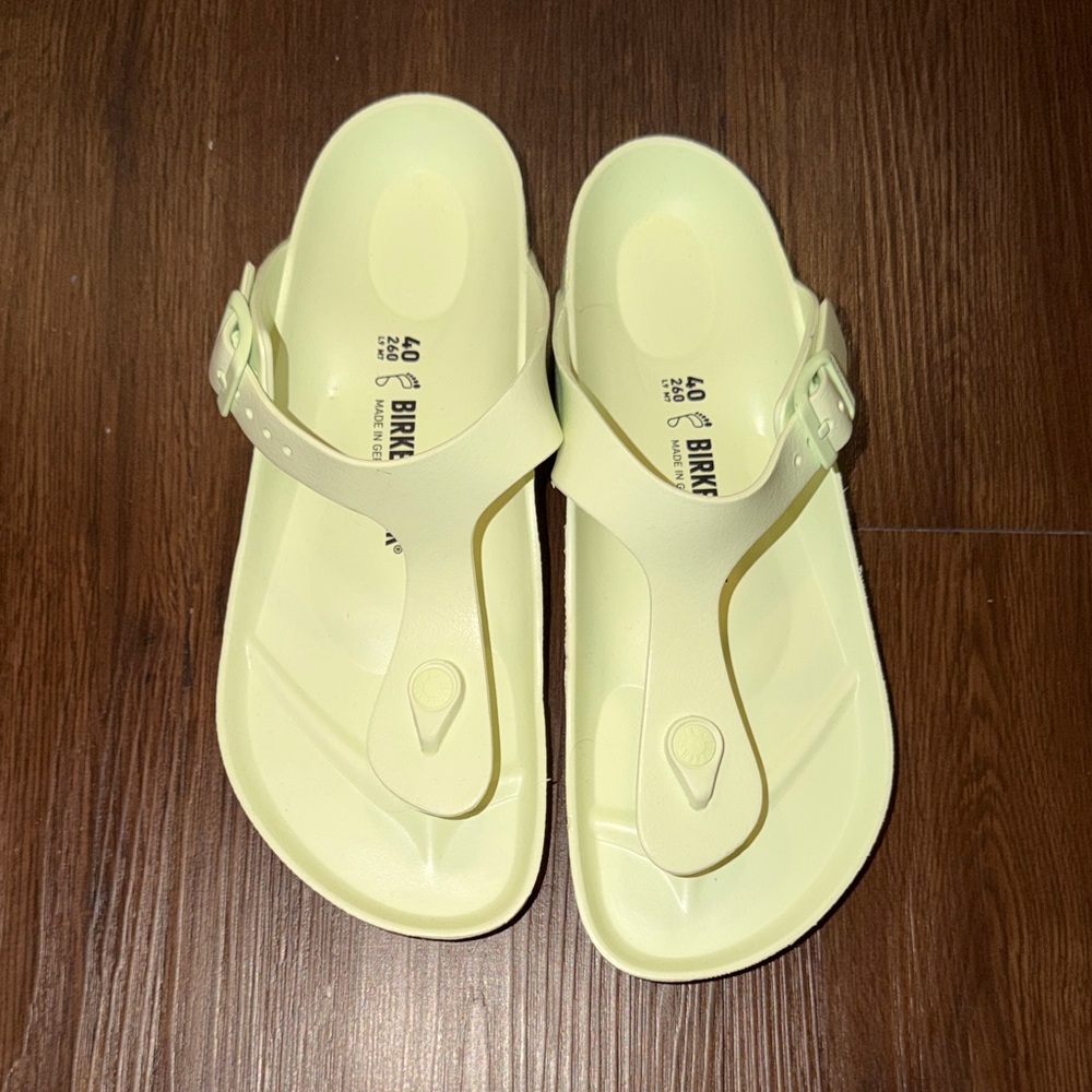 Birkenstock Women's Light Green Sandals